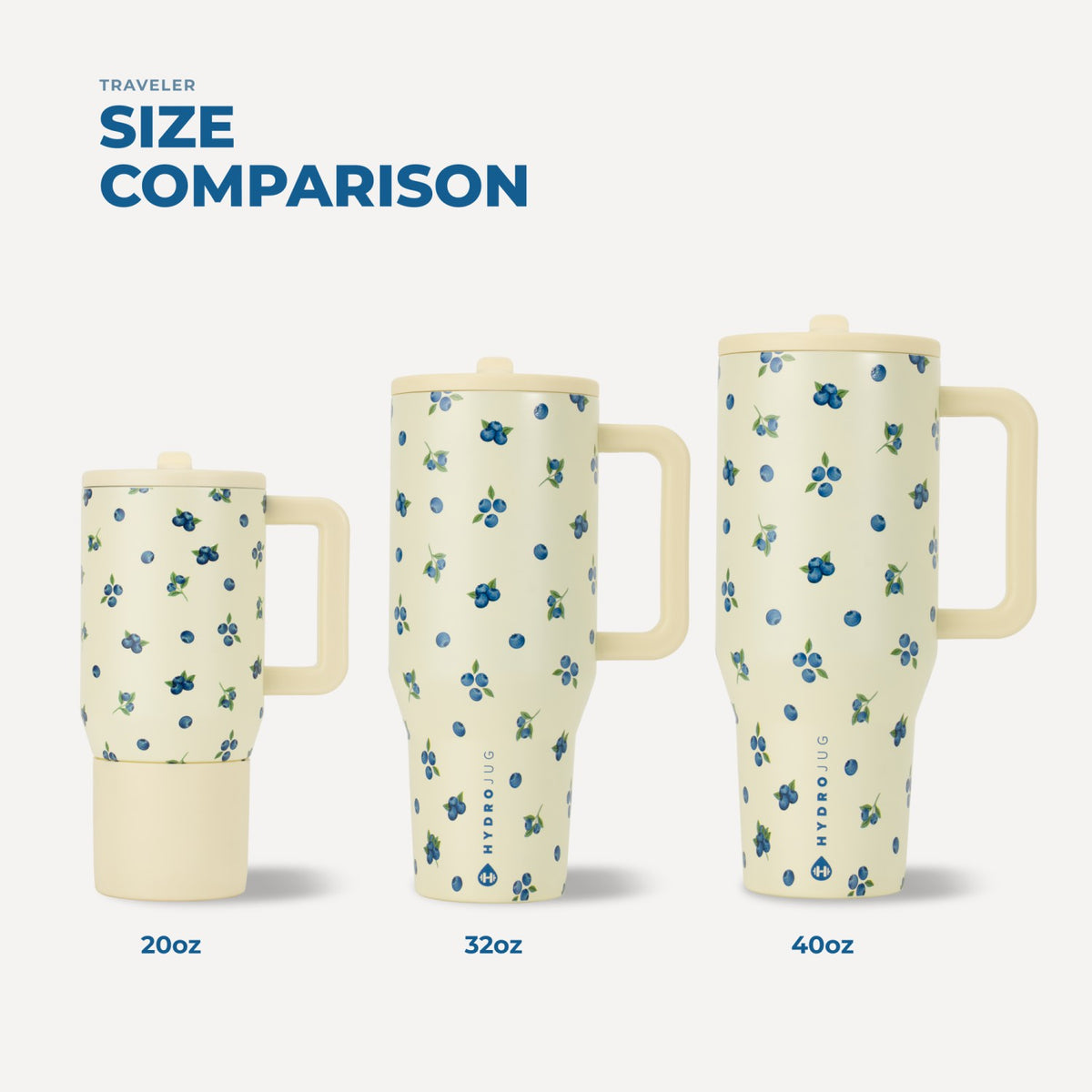 HydroJug | Traveler 32oz - Insulated Tumbler with Handle – Freshly Pickd