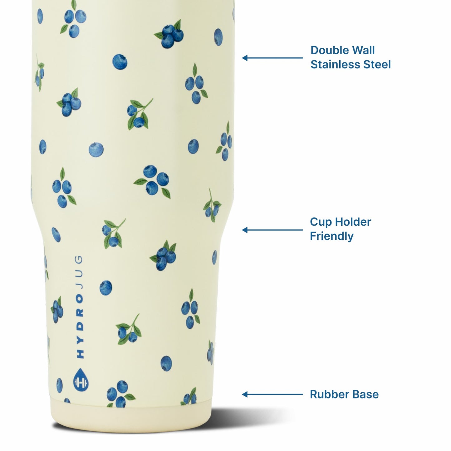 HydroJug | Ease2o 32oz - Compact Water Bottle with Straw & Chug Spout β Freshly Pick'd