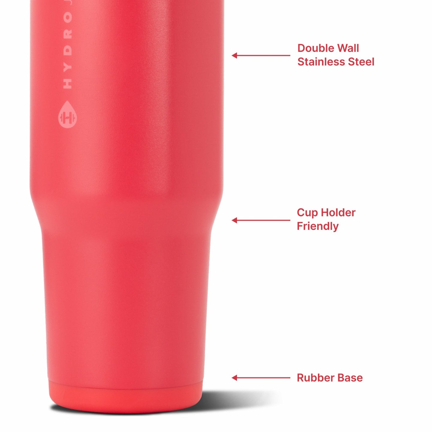 HydroJug | Ease2o 32oz - Compact Water Bottle with Straw & Chug Spout β Fruit Punch