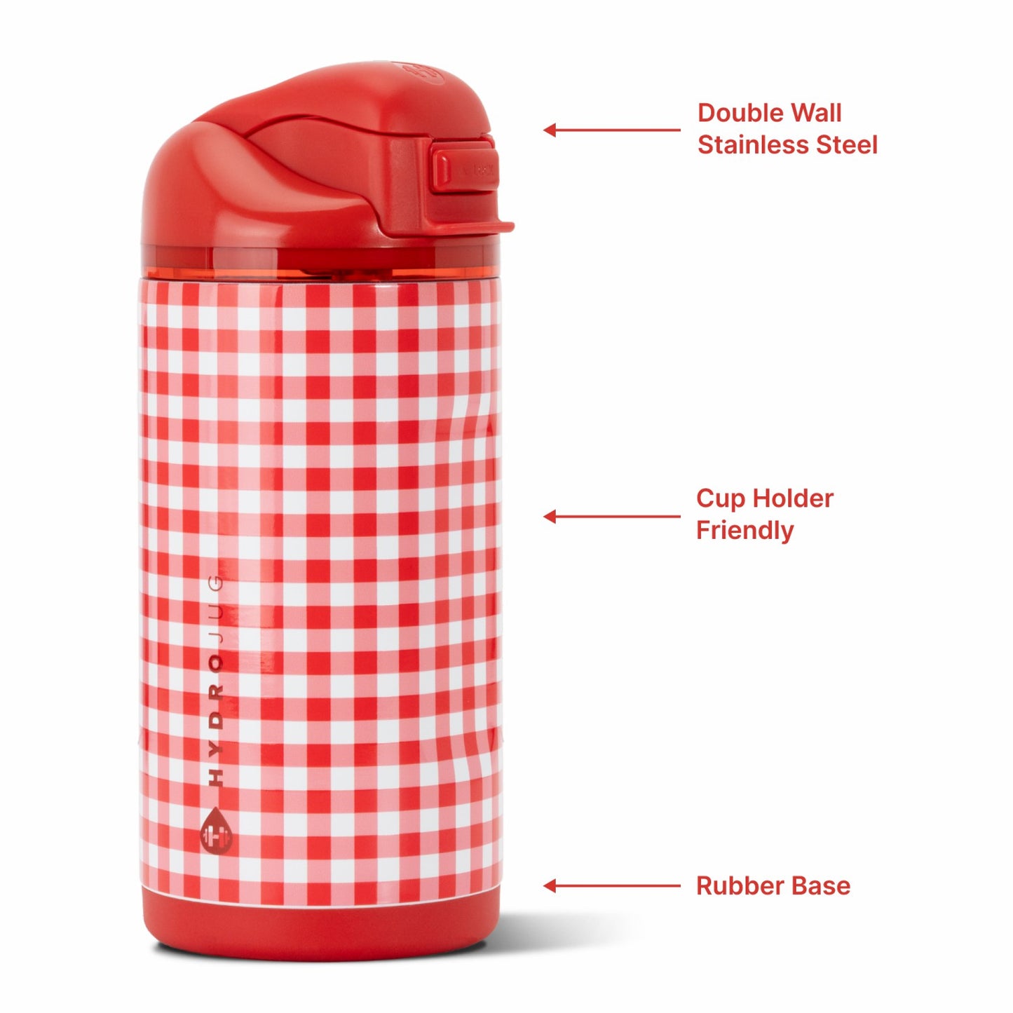 HydroJug | Ease2o 14oz - Leakproof 2-in-1 Kids Water Bottle with Straw & Chug Spout – Summer Picnic
