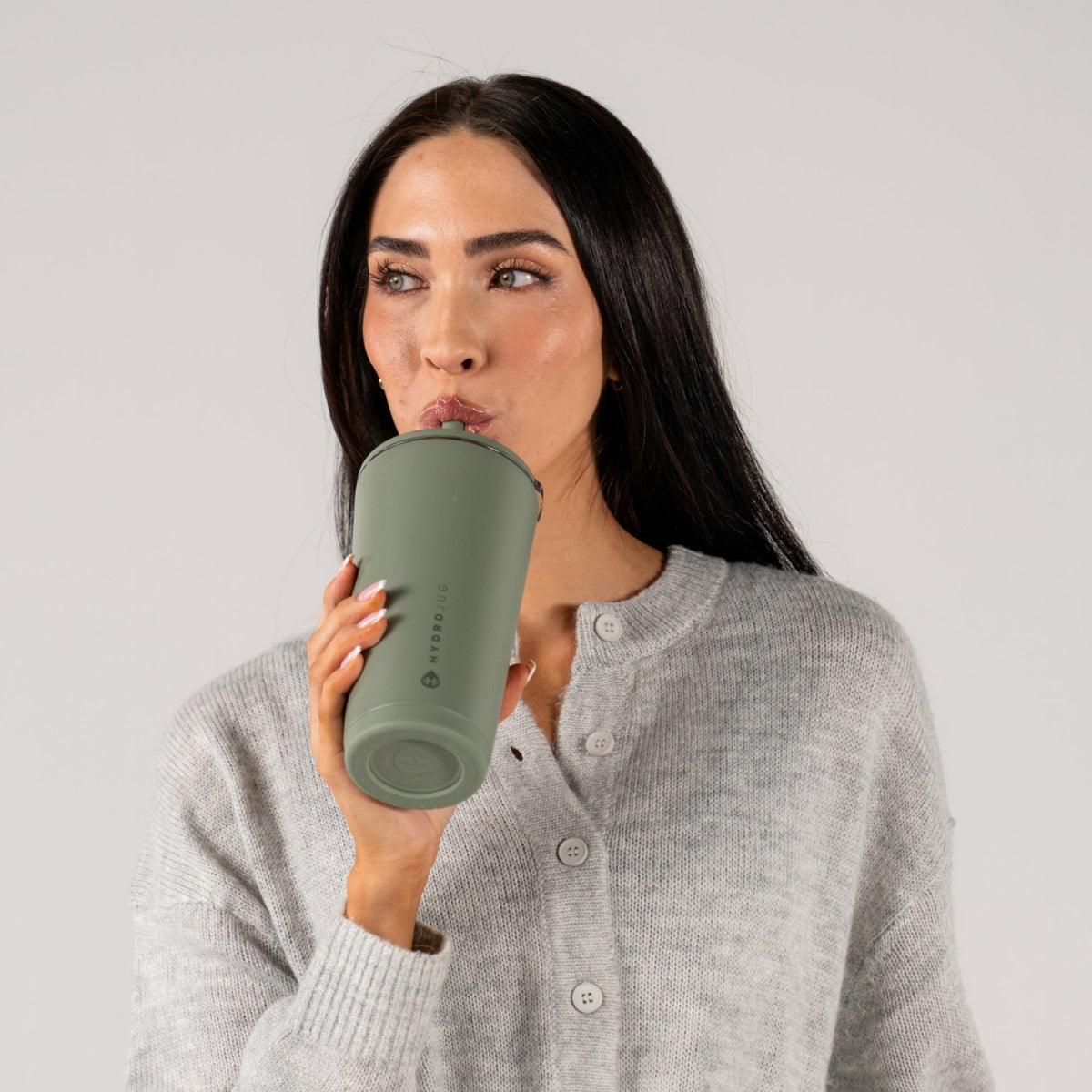 HydroJug | Everyday Tumbler 20oz - Ceramic-Lined Insulated Tumbler with Straw β Courtyard