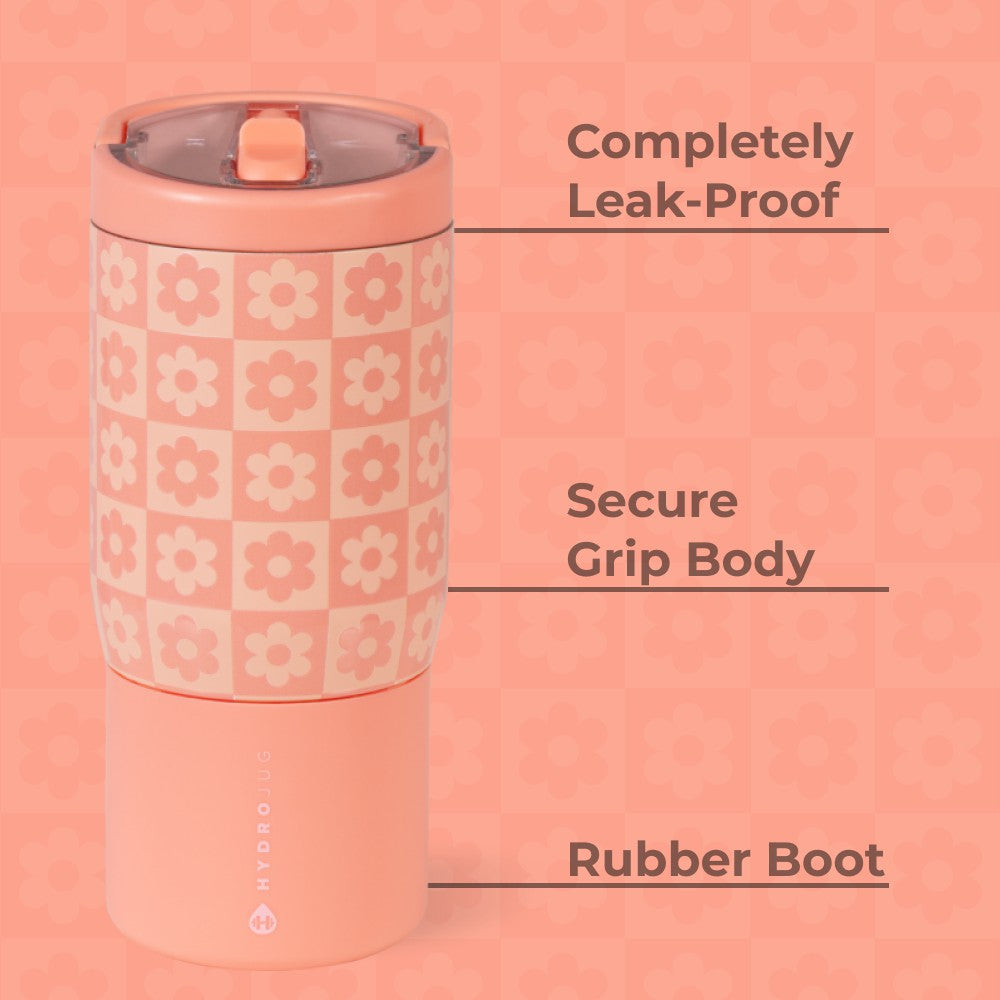HydroJug | Sport 14oz - Compact Leakproof Kids Water Bottle – Daisy Checkers