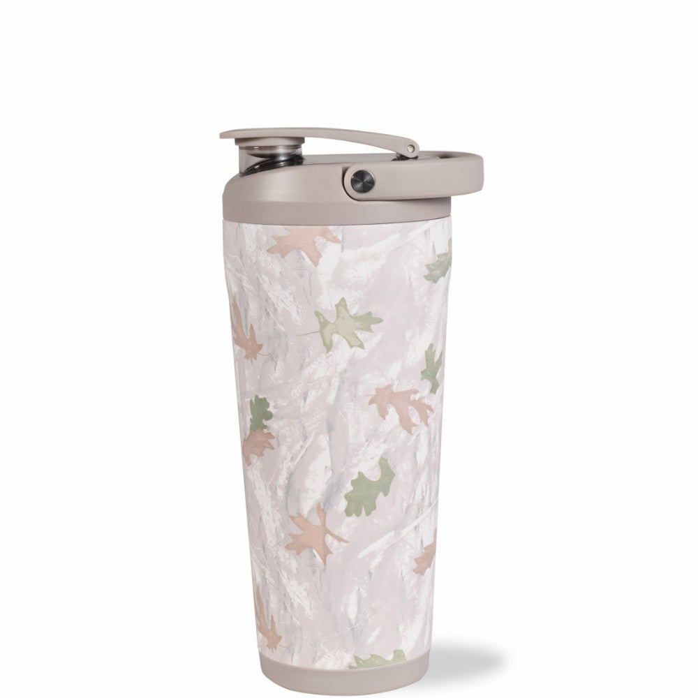 HydroJug | Insulated Shaker 24oz - Stainless Steel Protein Shaker, Silent Grate – Camo