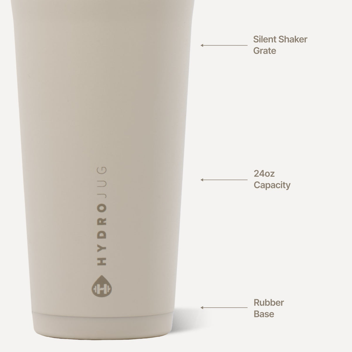 HydroJug | Insulated Shaker 24oz - Dune