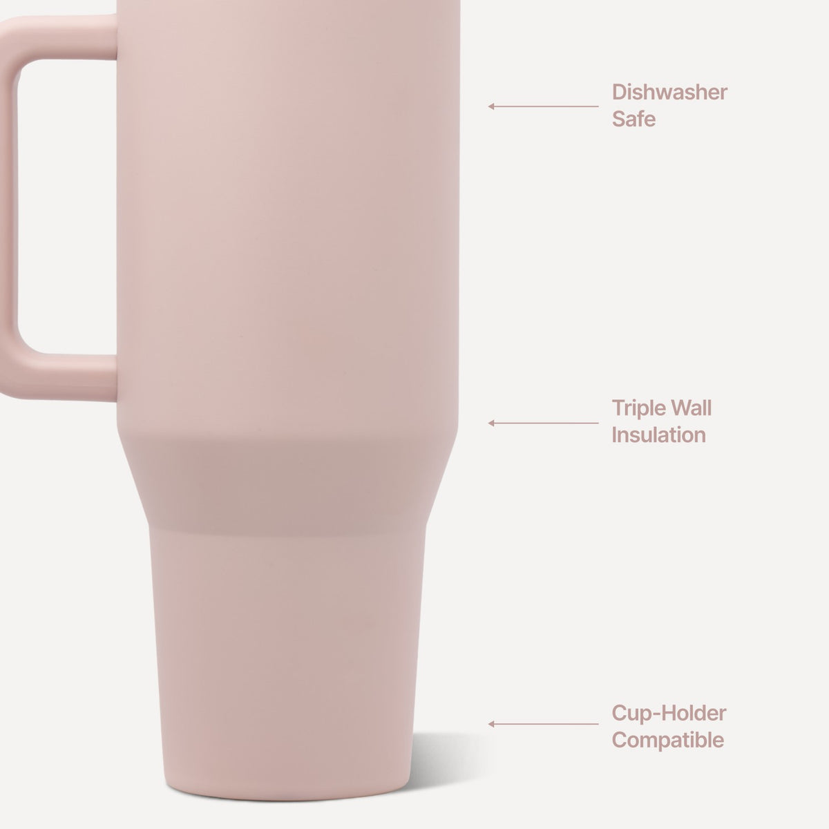 HydroJug | Traveler 40oz - Dusty Rose