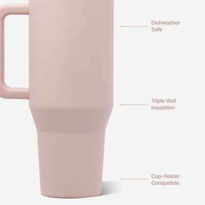 HydroJug | Traveler 40oz - Dusty Rose