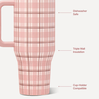 HydroJug | Traveler 40oz - Pillow Talk Plaid