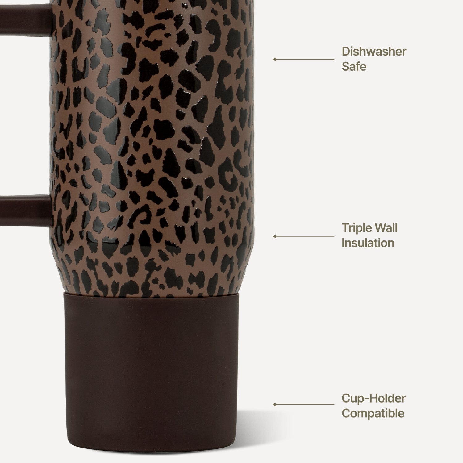 HydroJug | Traveler 20oz - Brown Leopard