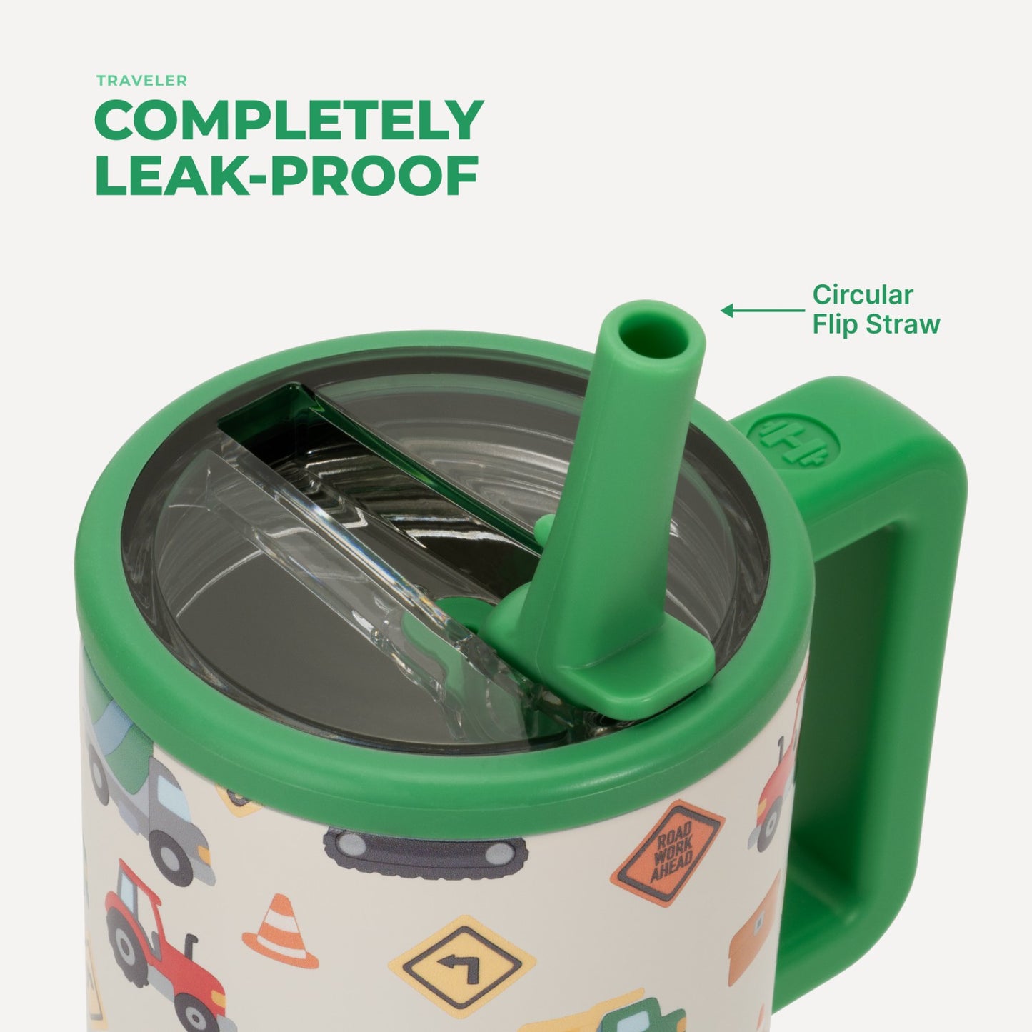 HydroJug | Traveler 20oz - Leakproof Kids Tumbler with Handle – Under Construction