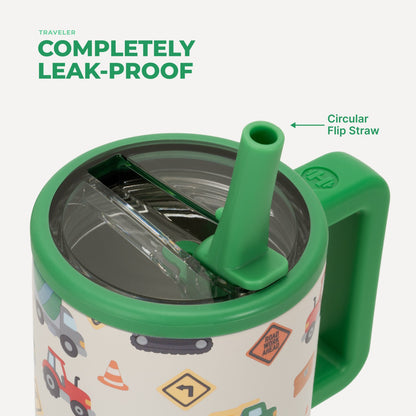 HydroJug | Traveler 20oz - Leakproof Kids Tumbler with Handle – Under Construction