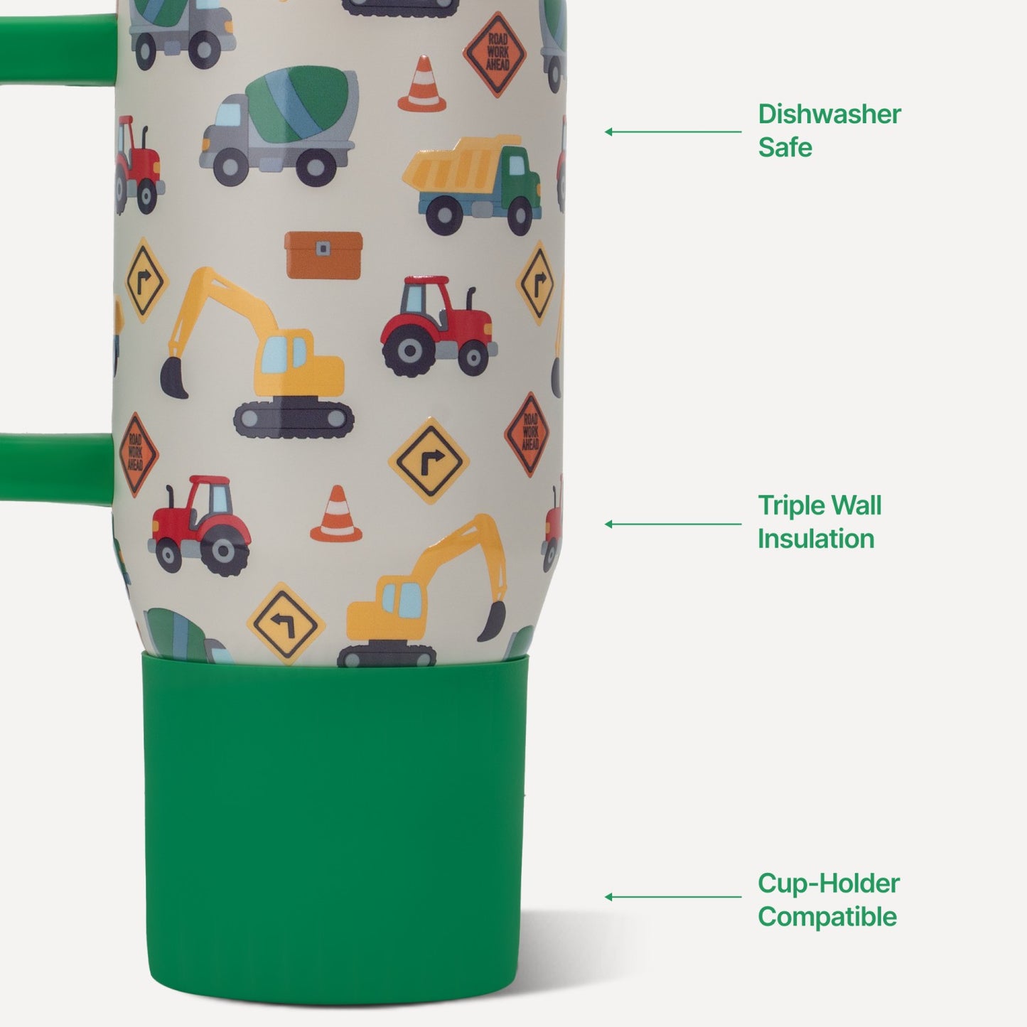 HydroJug | Traveler 20oz - Leakproof Kids Tumbler with Handle – Under Construction