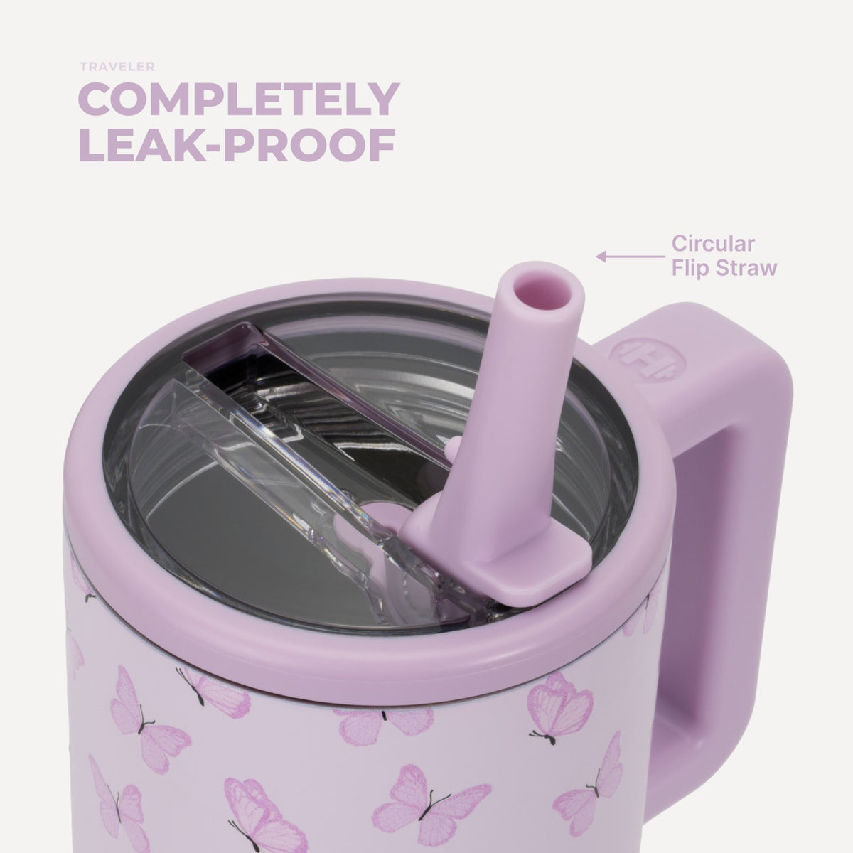 HydroJug | Traveler 20oz - Leakproof Kids Tumbler with Handle – Flutter