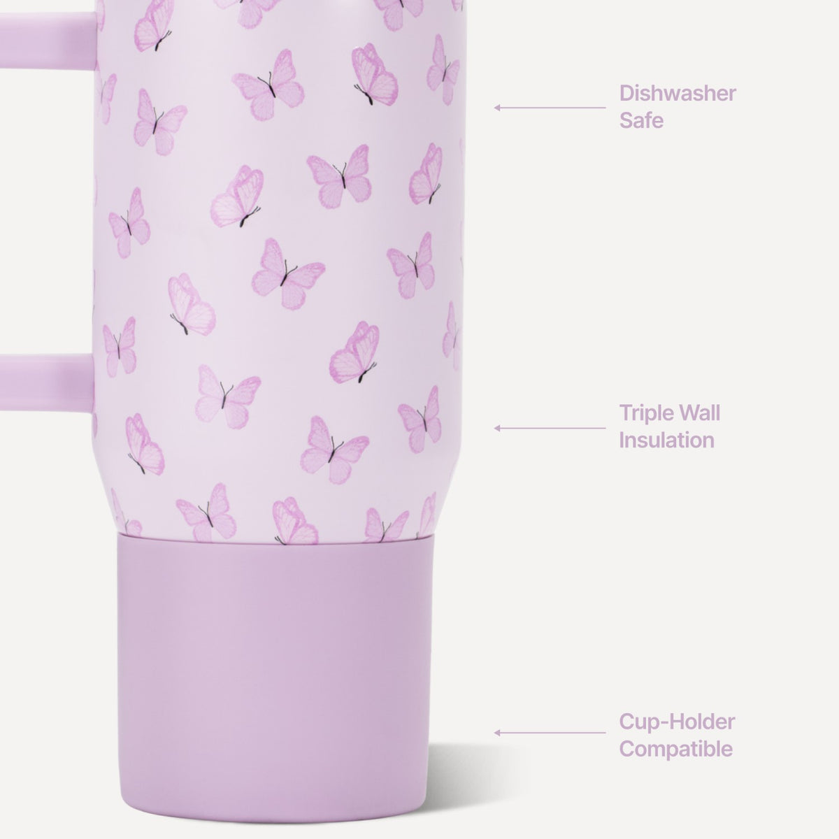 HydroJug | Traveler 20oz - Leakproof Kids Tumbler with Handle – Flutter