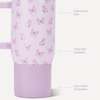 HydroJug | Traveler 20oz - Leakproof Kids Tumbler with Handle – Flutter