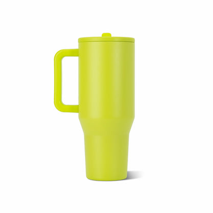 HydroJug | Traveler 40oz - All-Day Insulated Tumbler with Handle – Lemon Lime