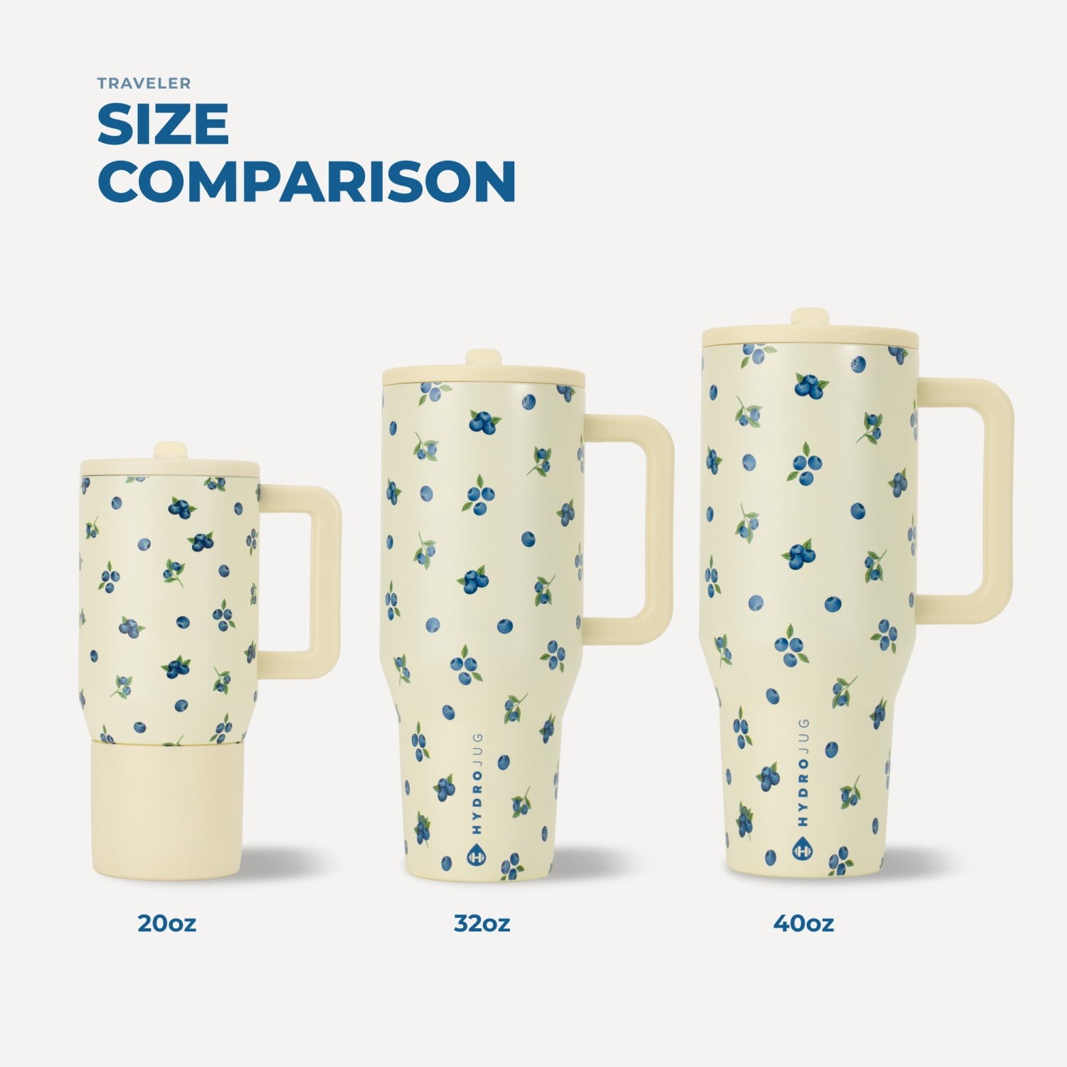 HydroJug | Traveler 32oz - Insulated Tumbler with Handle – Freshly Pickd