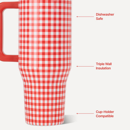 HydroJug | Traveler 32oz - Insulated Tumbler with Handle – Summer Picnic