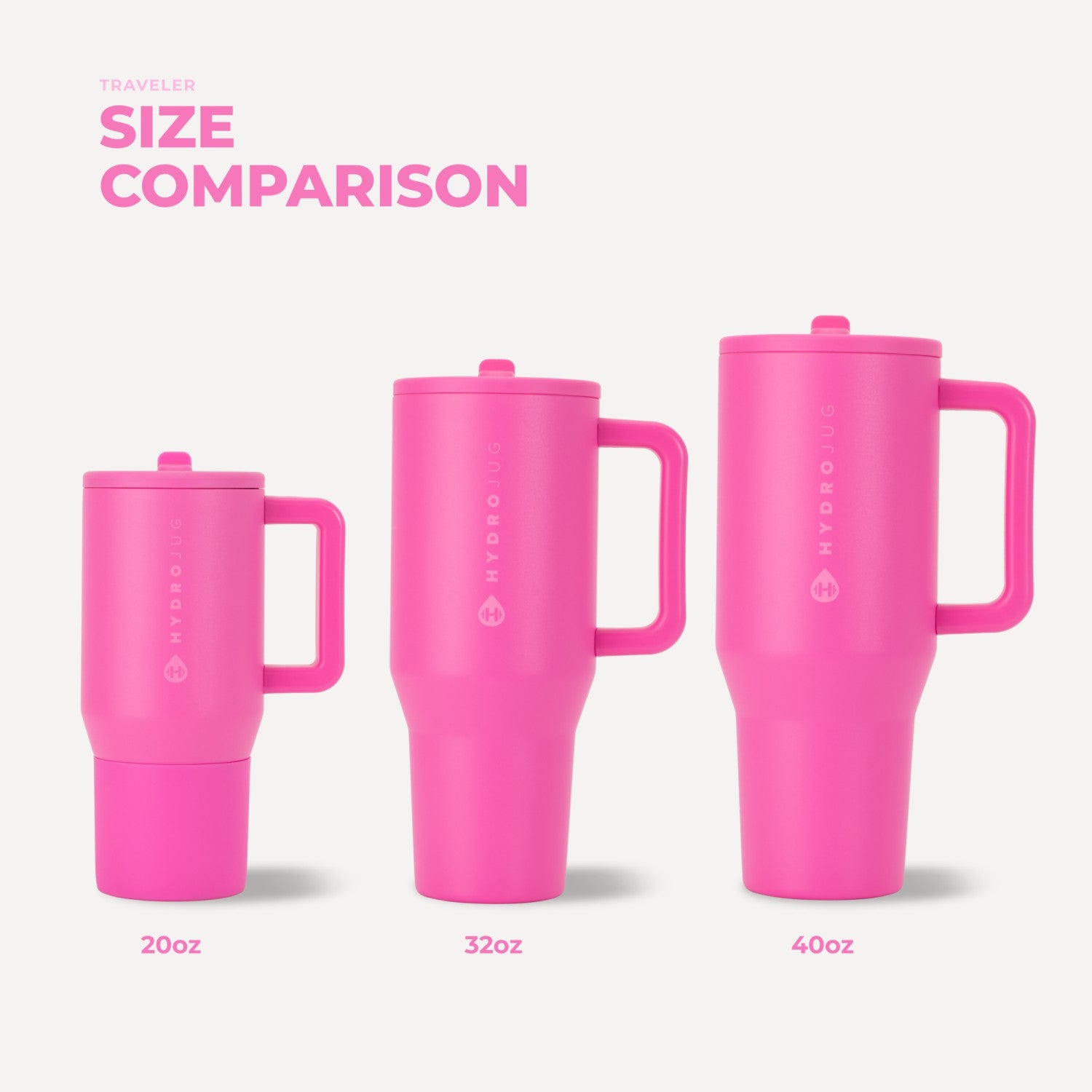 HydroJug | Traveler 32oz - Leakproof Insulated Tumbler with Handle – Razzle