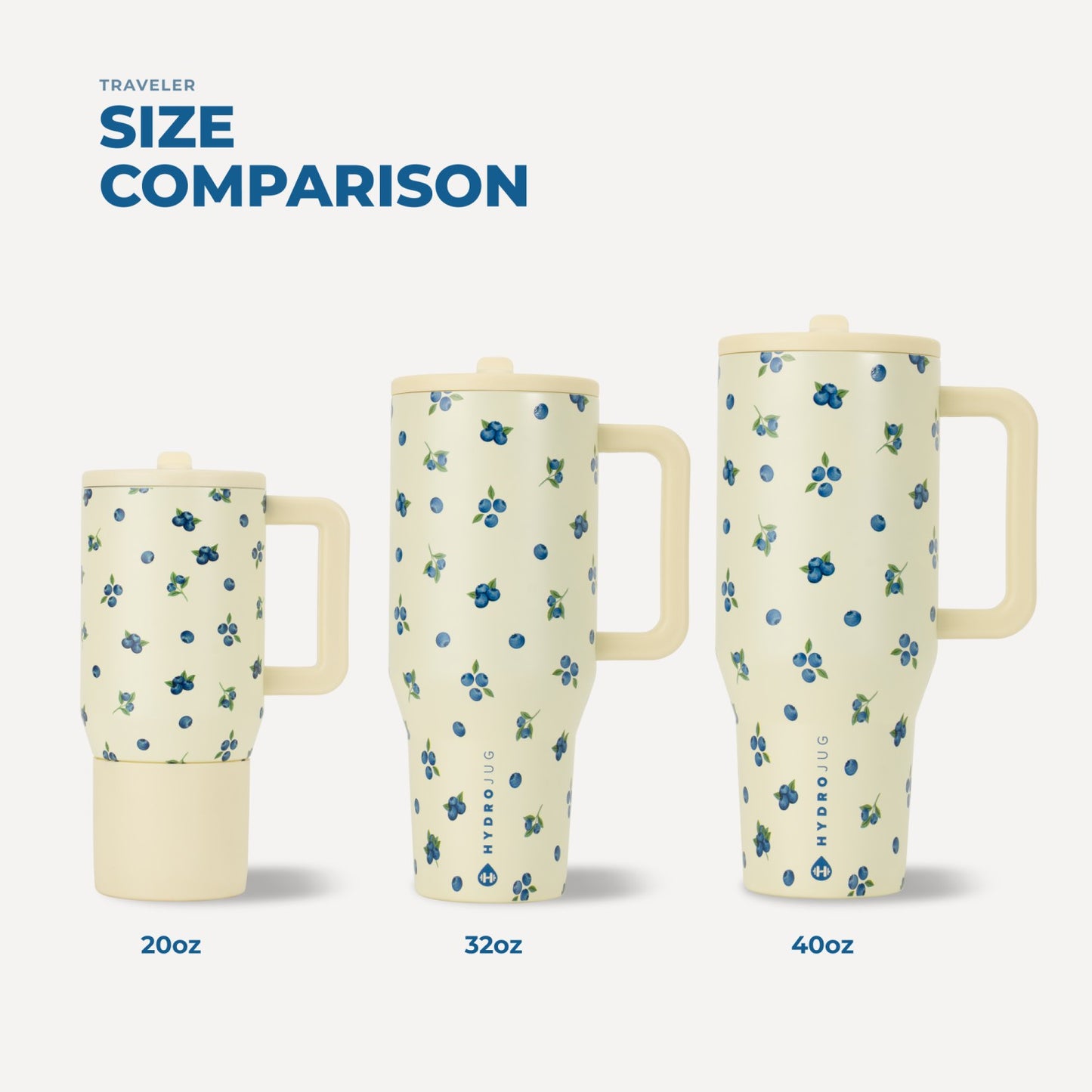 HydroJug | Traveler 20oz - Compact Insulated Tumbler – Freshly Pickd