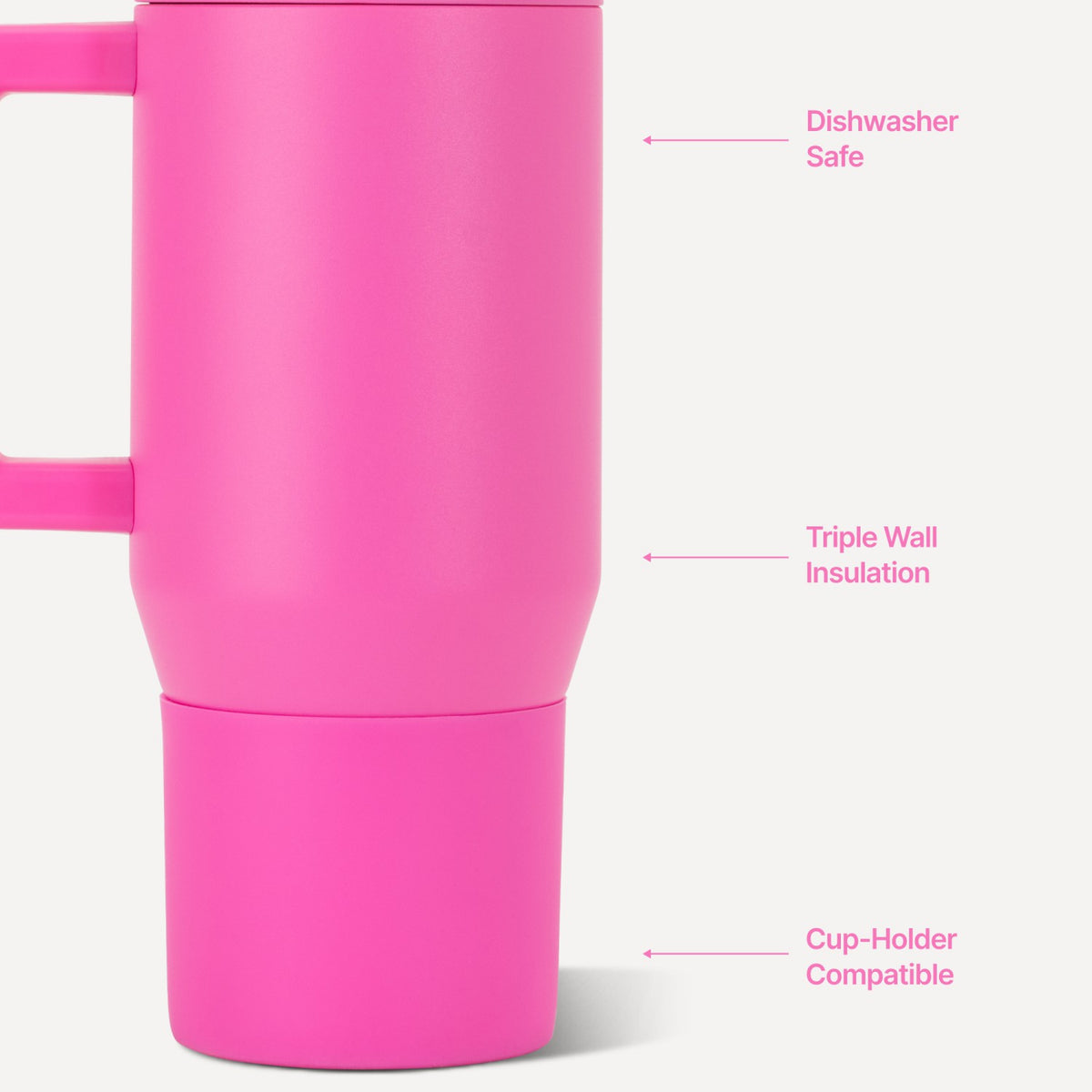 HydroJug | Traveler 20oz - Compact Insulated Tumbler with Handle – Razzle