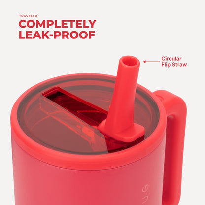 HydroJug | Traveler 20oz - Compact Insulated Tumbler with Handle – Fruit Punch