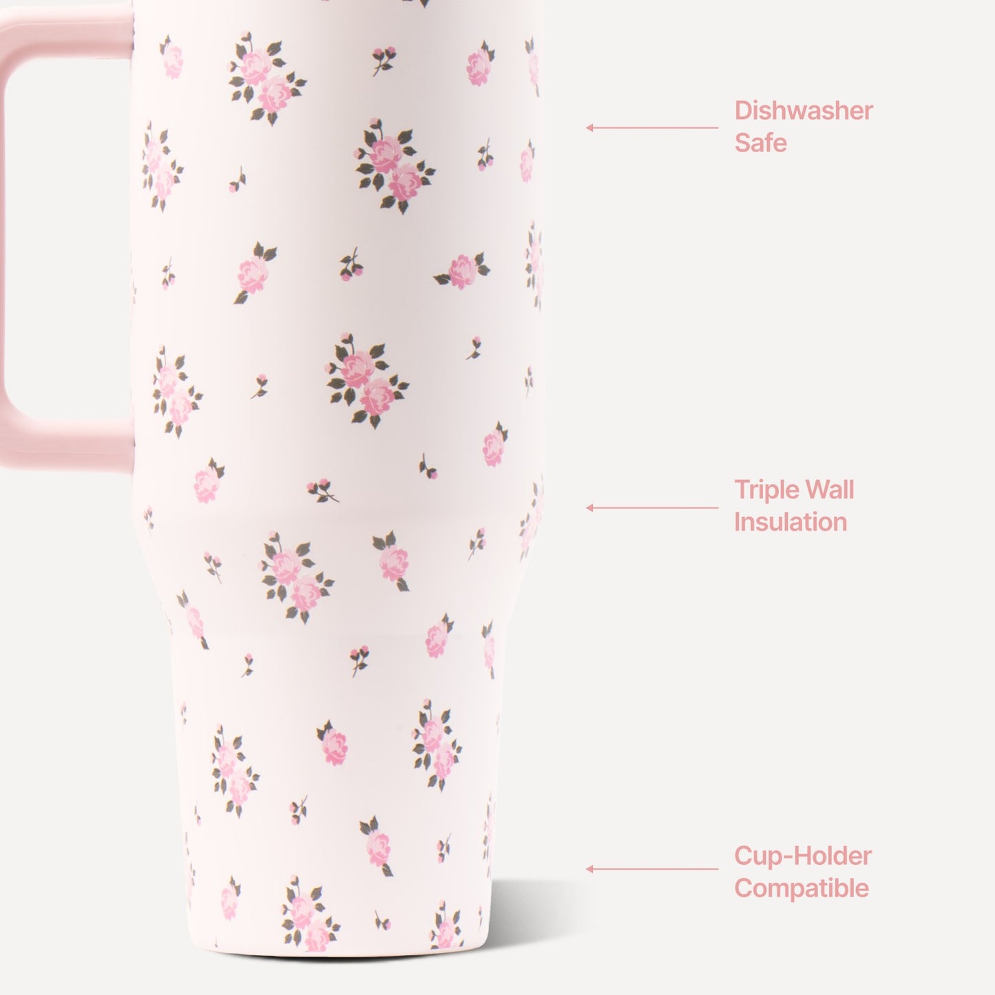 HydroJug | Traveler 40oz - All-Day Insulated Tumbler with Handle – Wildrose