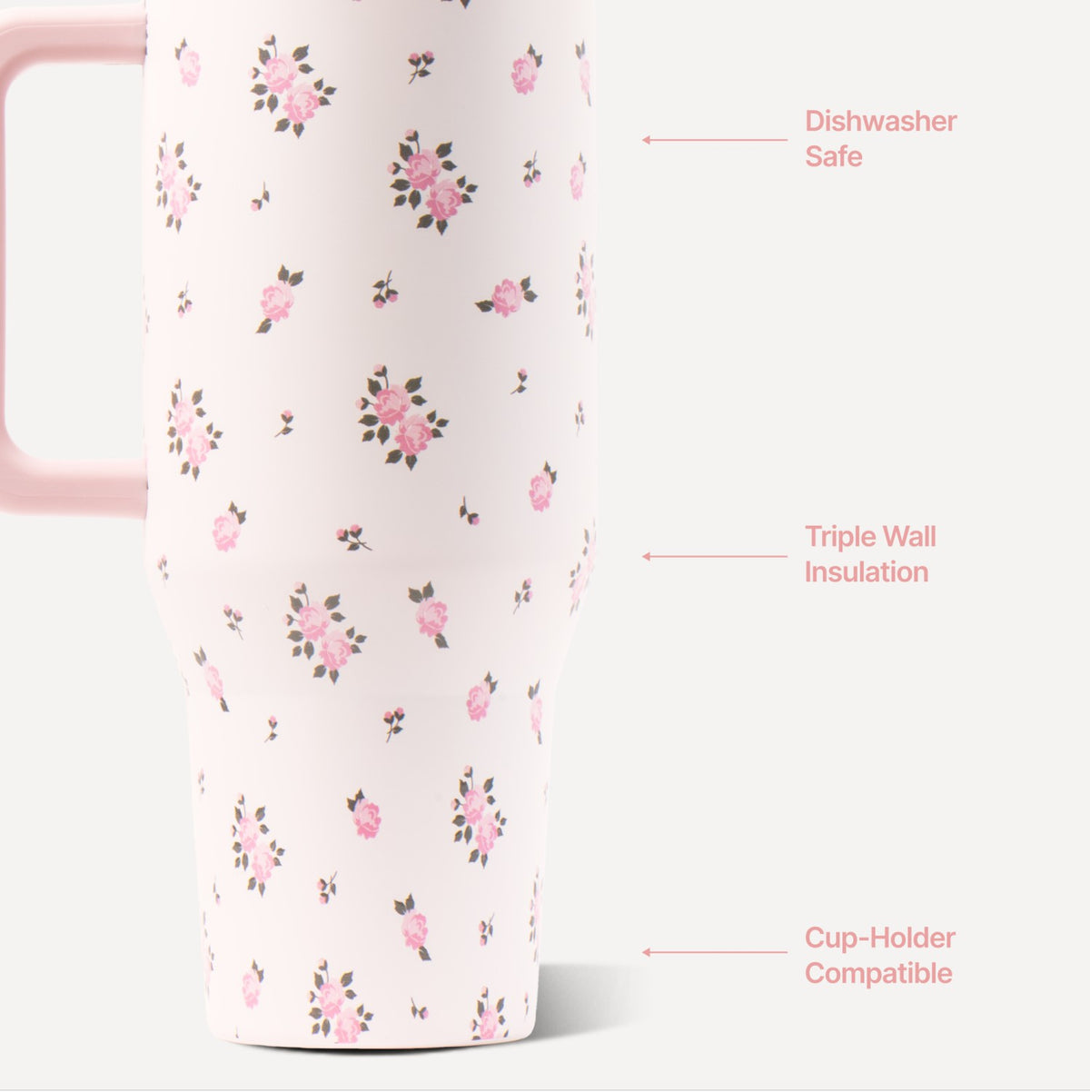 HydroJug | Traveler 32oz - Insulated Tumbler with Handle – Wildrose
