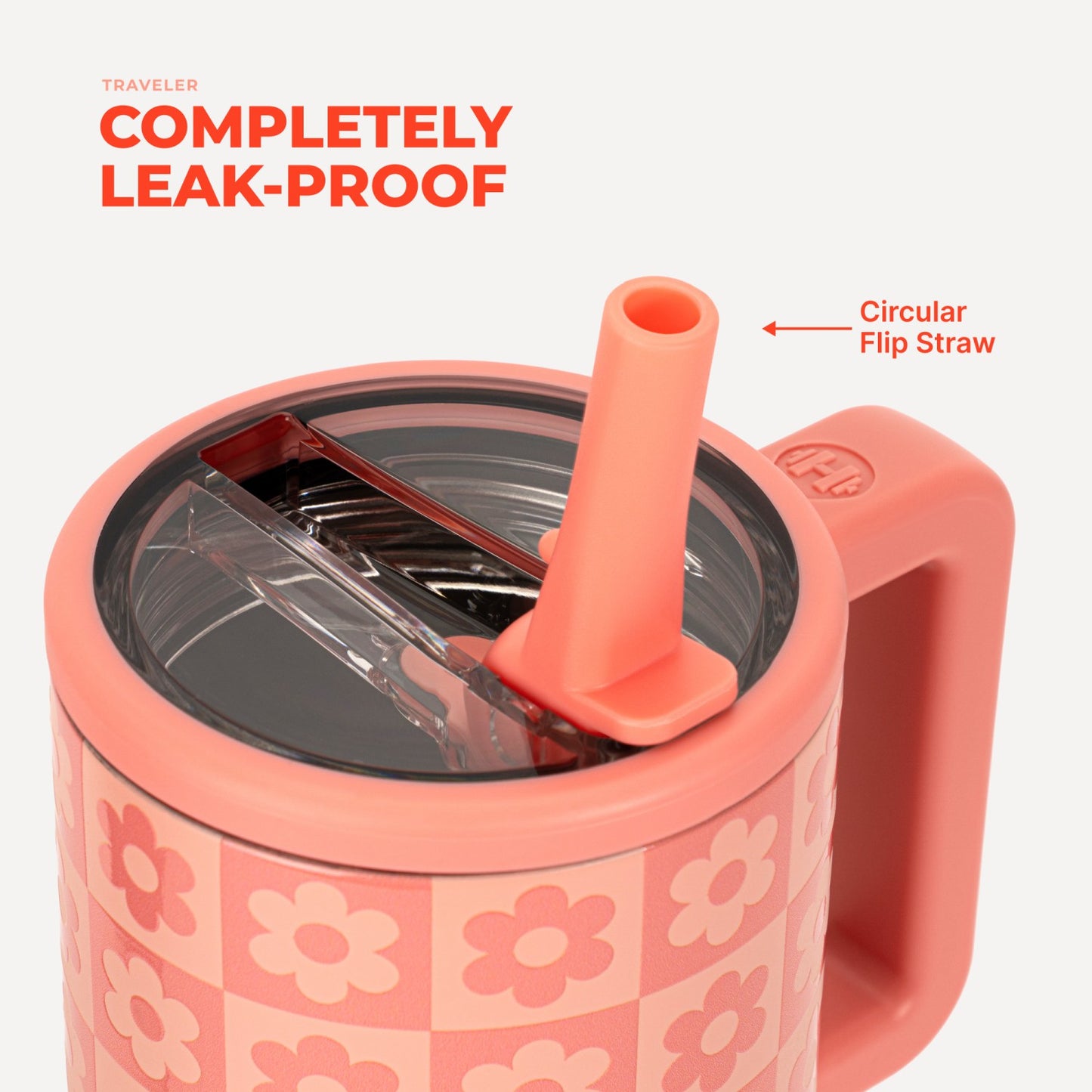 HydroJug | Traveler 20oz - Leakproof Kids Tumbler with Handle – Daisy Checkers