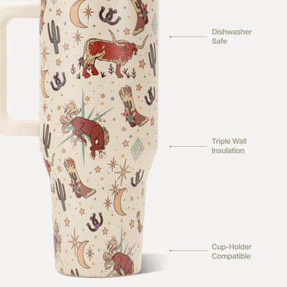 HydroJug | Traveler 32oz - Leakproof Insulated Tumbler with Handle – Rodeo