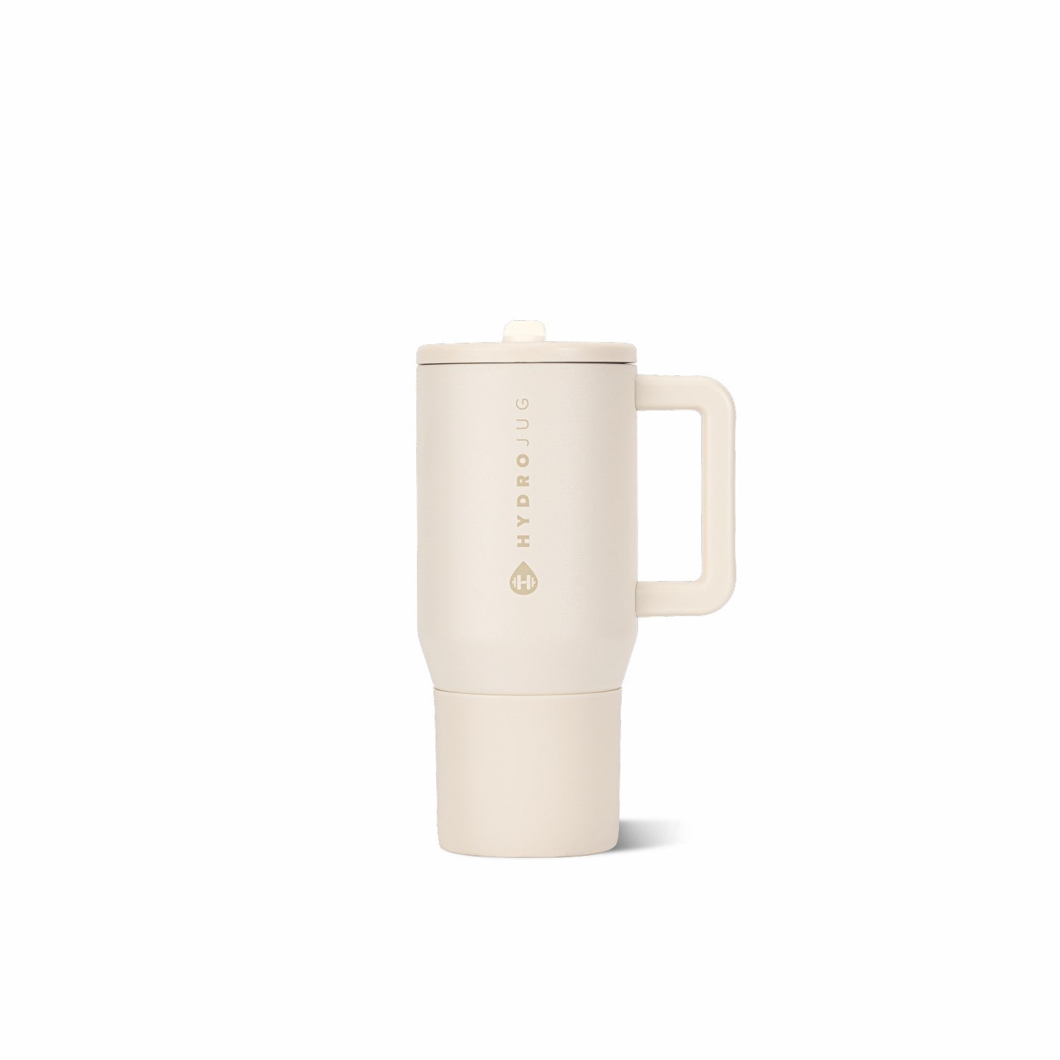 HydroJug | Traveler 20oz - Compact Insulated Tumbler with Handle – Cream