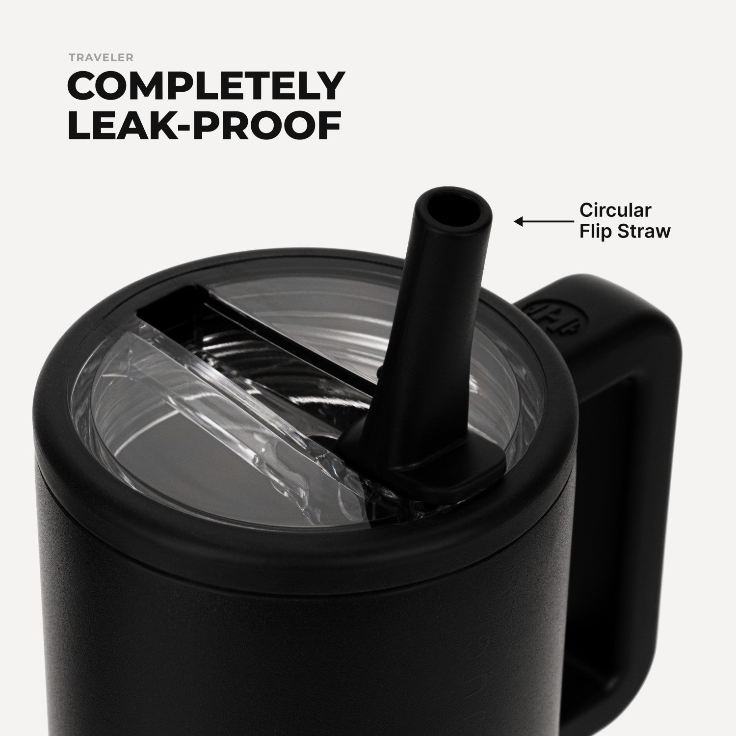 HydroJug | Traveler 20oz - Compact Insulated Tumbler with Handle – Black