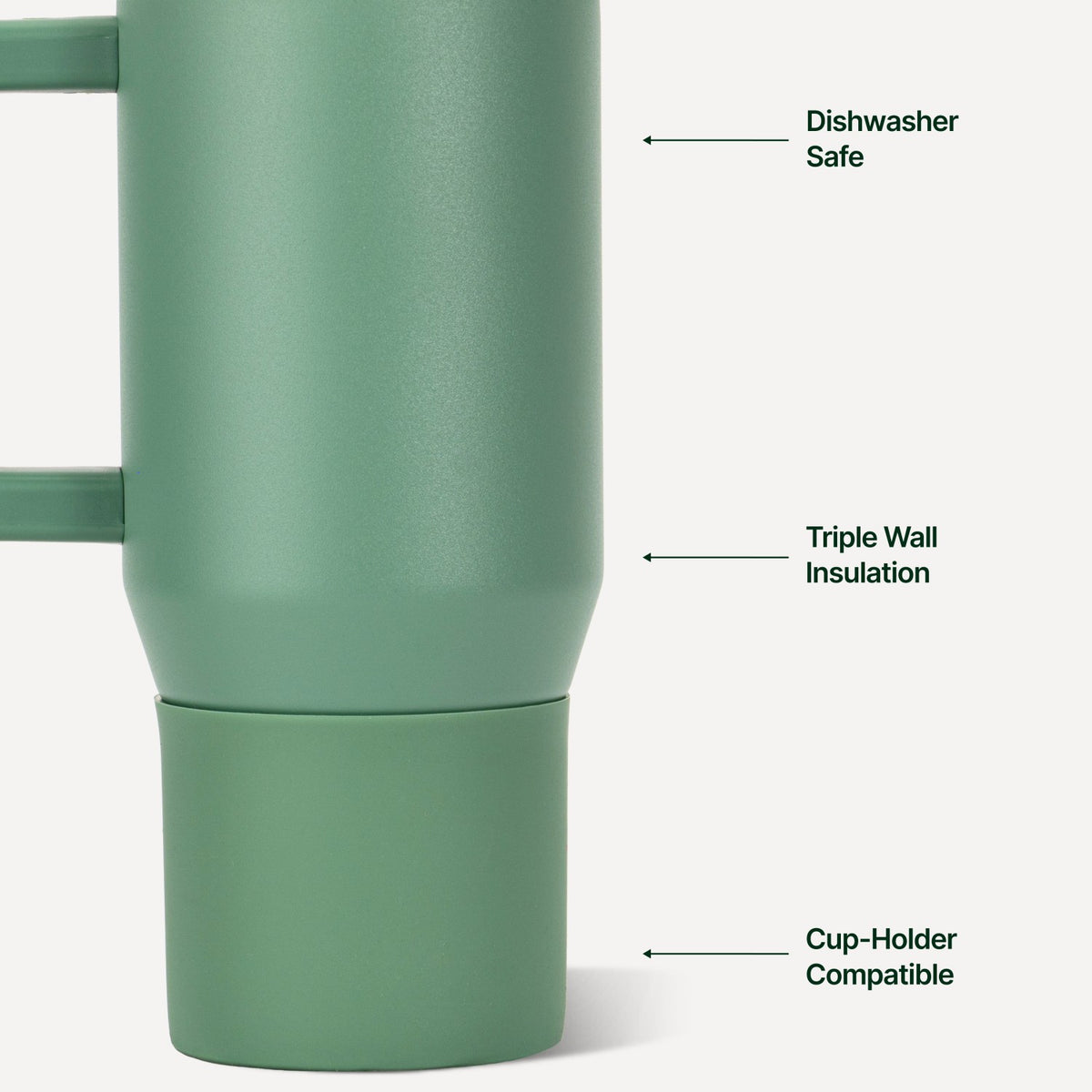 HydroJug | Traveler 20oz - Compact Insulated Tumbler with Handle – Sage