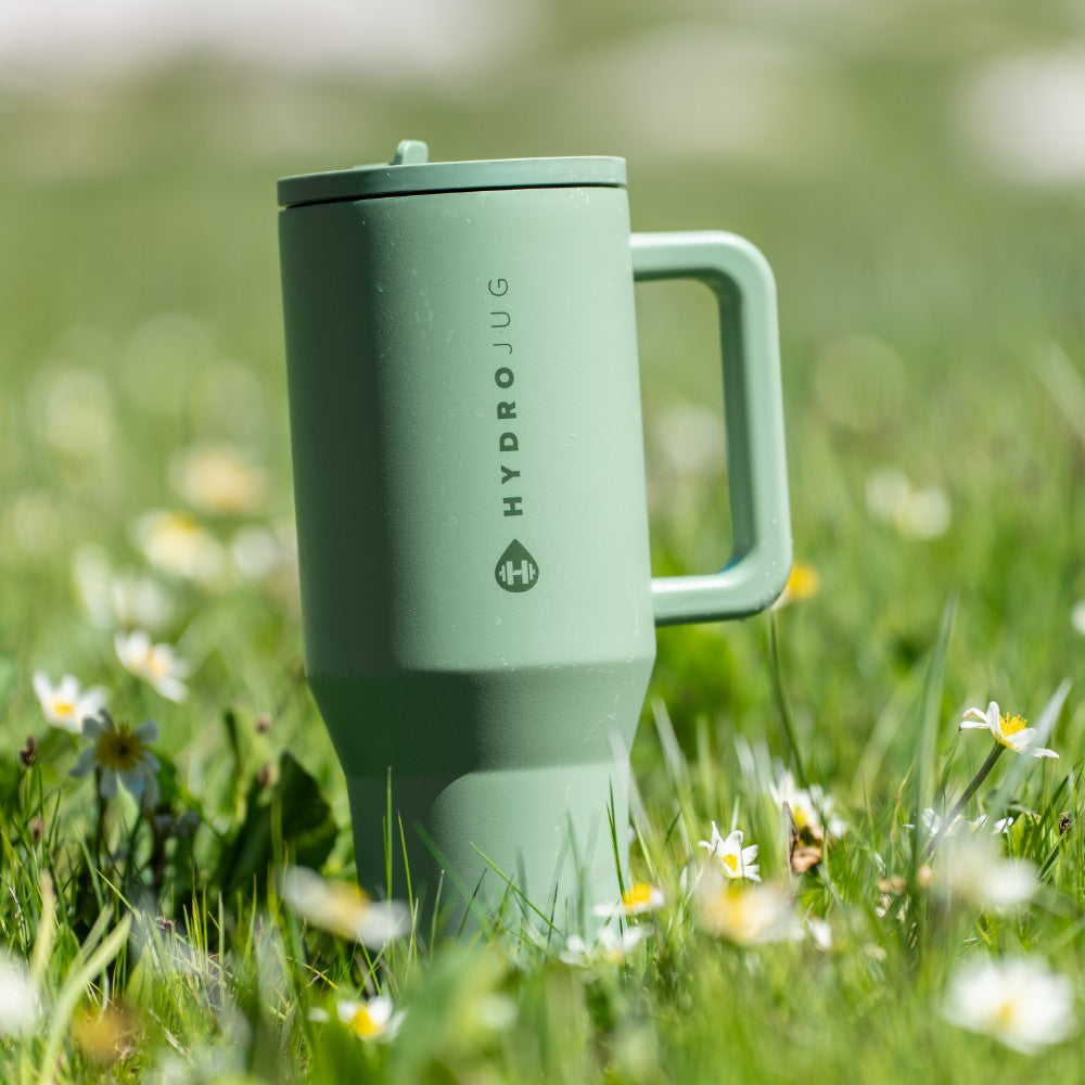 HydroJug | Traveler 40oz - All-Day Insulated Tumbler with Handle – Sage