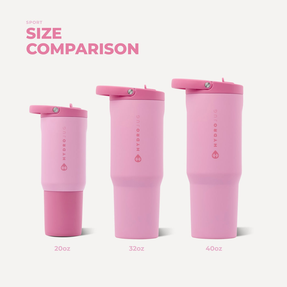 HydroJug | Sport 32oz - Petal