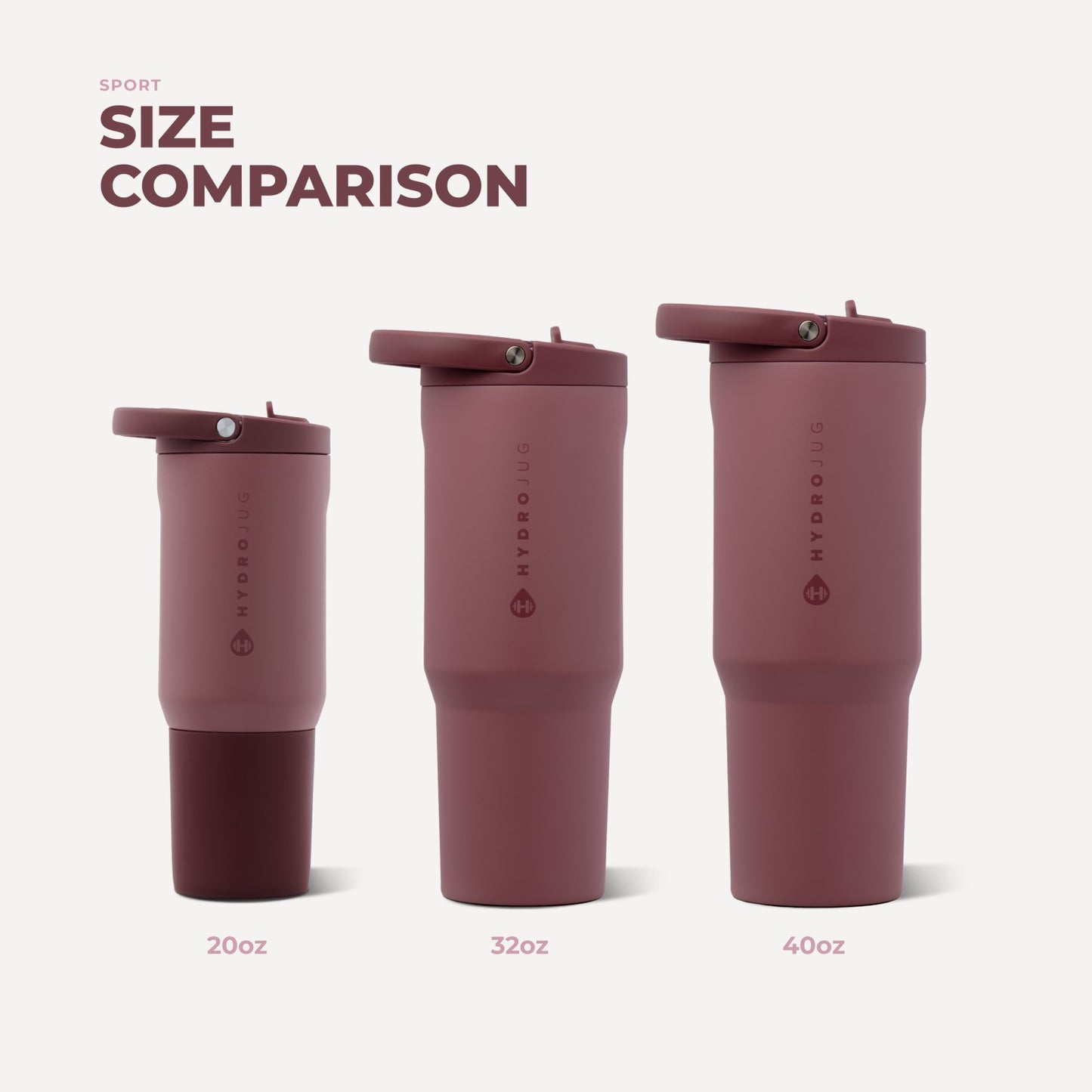 HydroJug | Sport 20oz - Canyon Rose