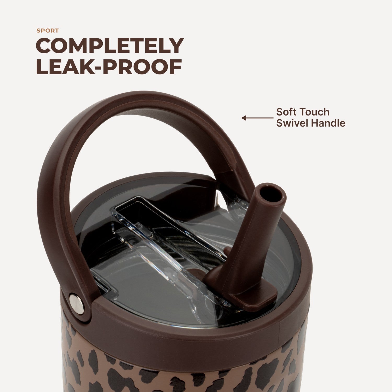 HydroJug | Sport 40oz - Brown Leopard
