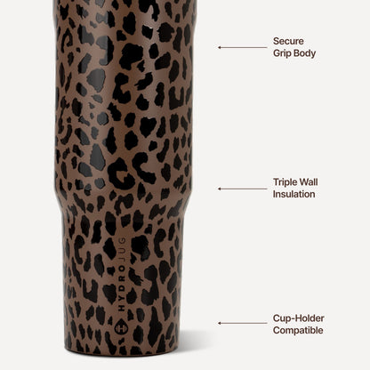 HydroJug | Sport 32oz - Brown Leopard