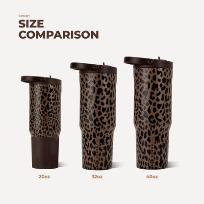 HydroJug | Sport 32oz - Brown Leopard