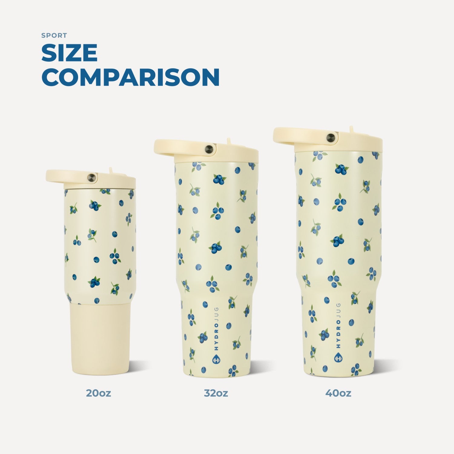 HydroJug | Sport 40oz - Large Leakproof Insulated Water Bottle – Freshly Pick'd