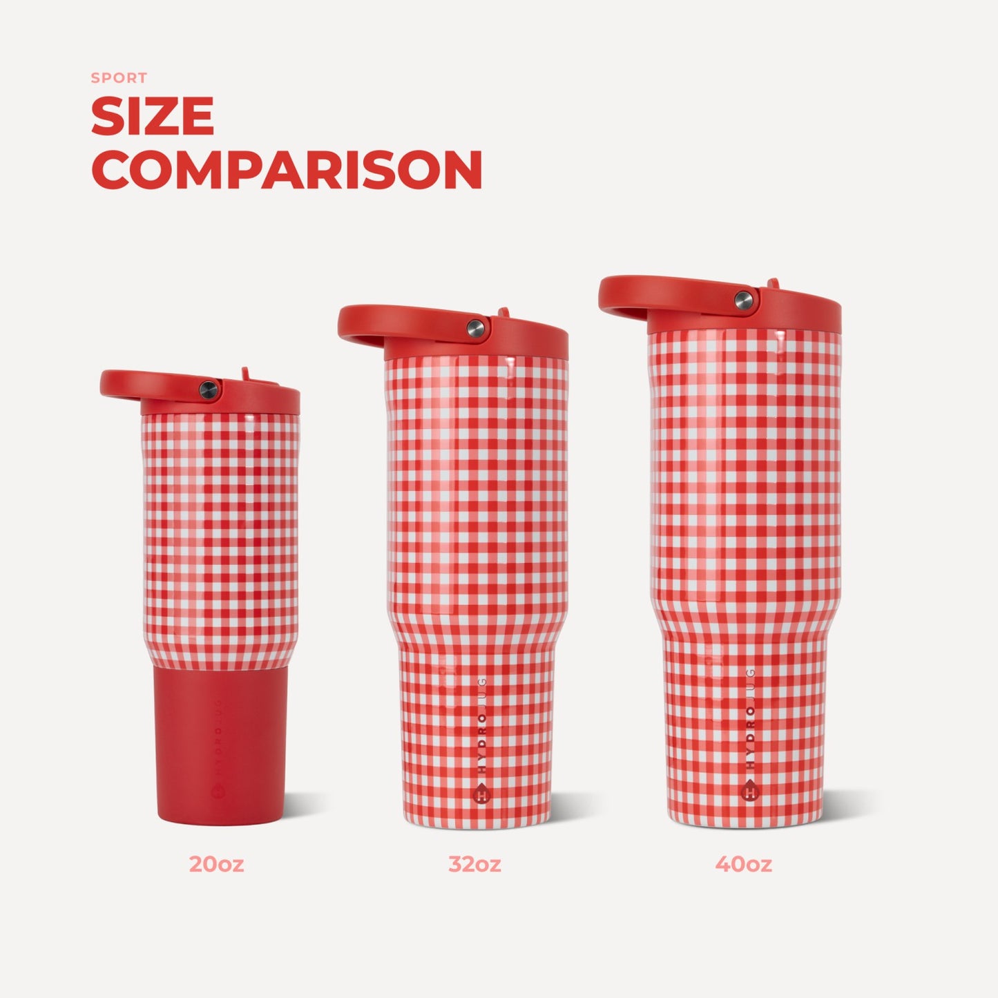 HydroJug | Sport 40oz - Large Leakproof Insulated Water Bottle – Summer Picnic