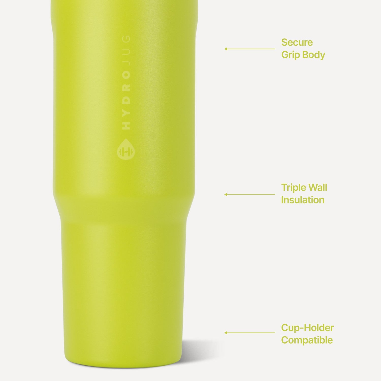 HydroJug | Sport 40oz - Large Leakproof Insulated Water Bottle – Lemon Lime