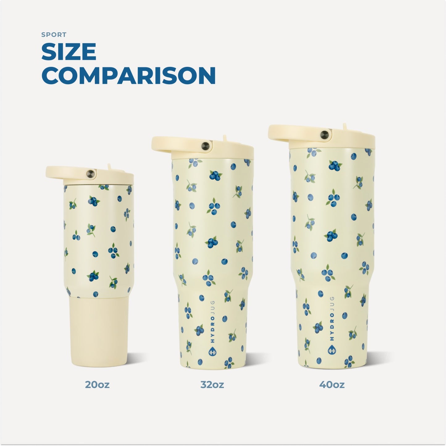 HydroJug | Sport 32oz - Leakproof Insulated Water Bottle, Workout & Hike – Freshly Pick'd