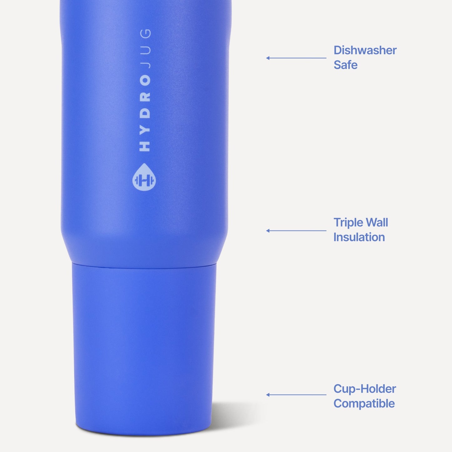 HydroJug | Sport 20oz - Insulated Water Bottle, Leakproof Flip Straw – Berry Pop