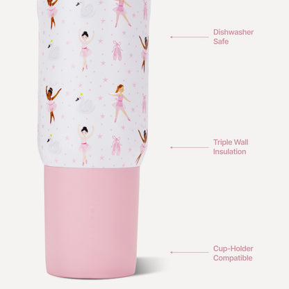 HydroJug | Sport 20oz - Leakproof Kids Insulated Water Bottle – Ballerina