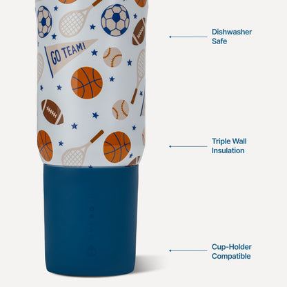 HydroJug | Sport 20oz - Leakproof Kids Insulated Water Bottle – All-Stars
