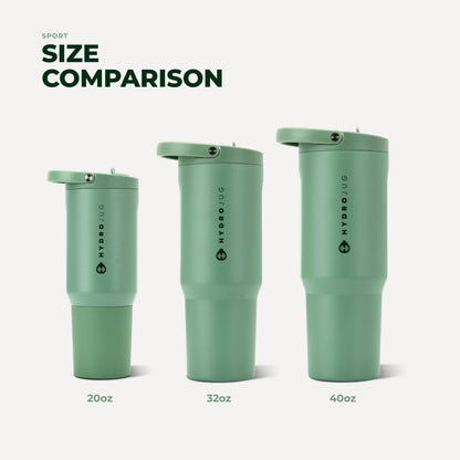 HydroJug | Sport 32oz - Leakproof Insulated Water Bottle, Workout & Hike – Sage