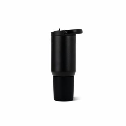 HydroJug | Sport 20oz - Insulated Water Bottle, Leakproof Flip Straw – Black