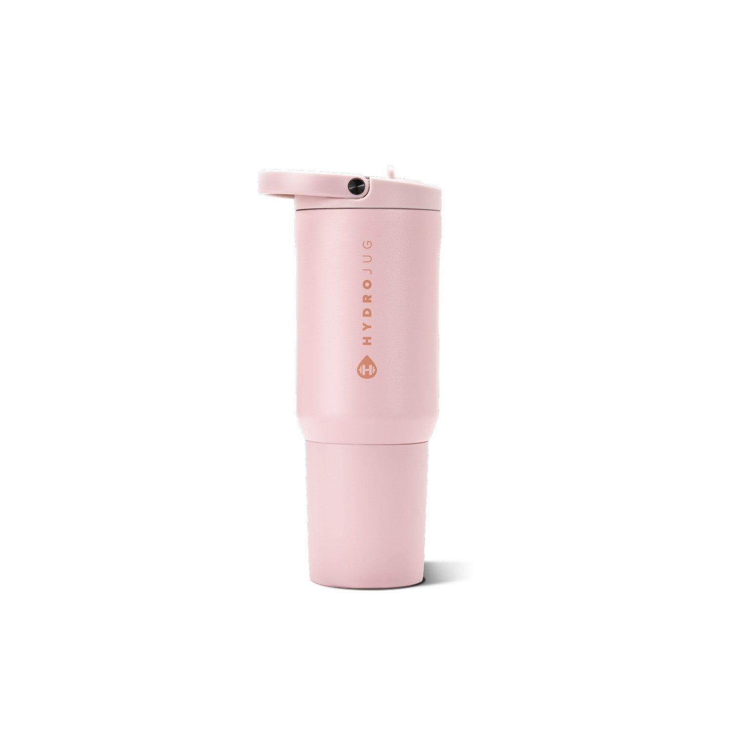 HydroJug | Sport 20oz - Insulated Water Bottle, Leakproof Flip Straw – Pink Sand
