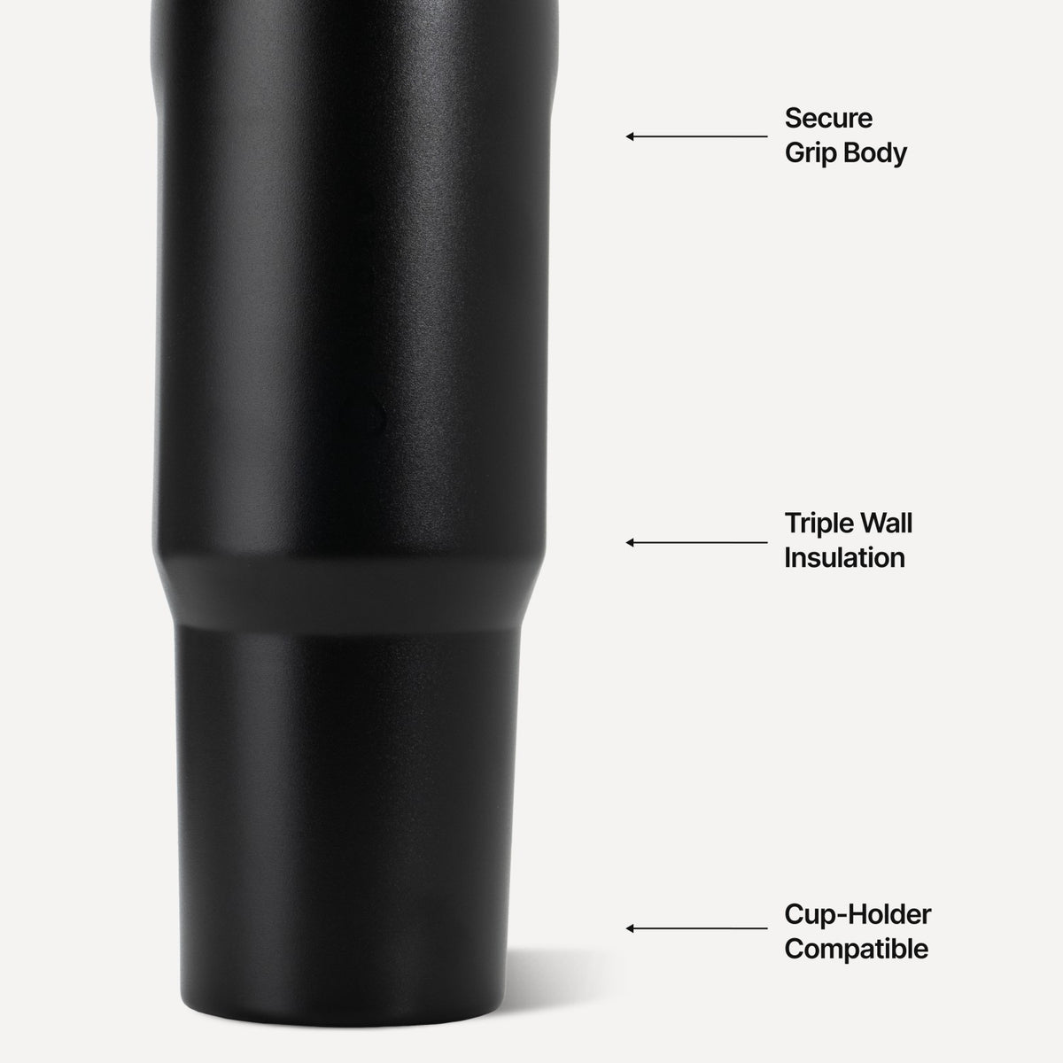 HydroJug | Sport 40oz - Large Leakproof Insulated Water Bottle – Black