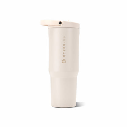 HydroJug | Sport 40oz - Large Leakproof Insulated Water Bottle – Cream